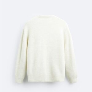 White Zara sweater